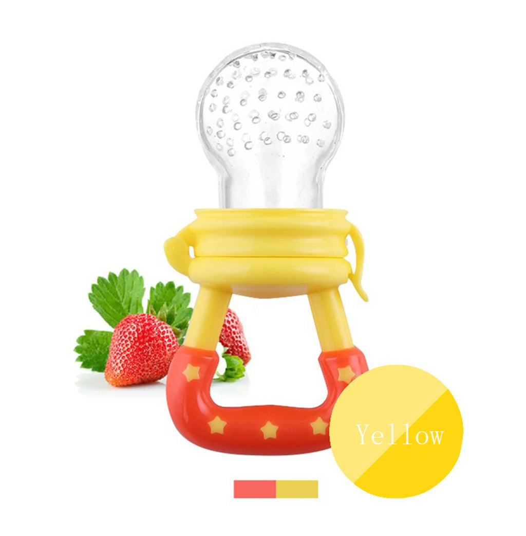 Anneau de dentition en Silicone pour maman et ange, 1 pièce, pour fruits et légumes, céréales, complément alimentaire, mangeoire à mâcher, vaisselle d'alimentation pour bébé