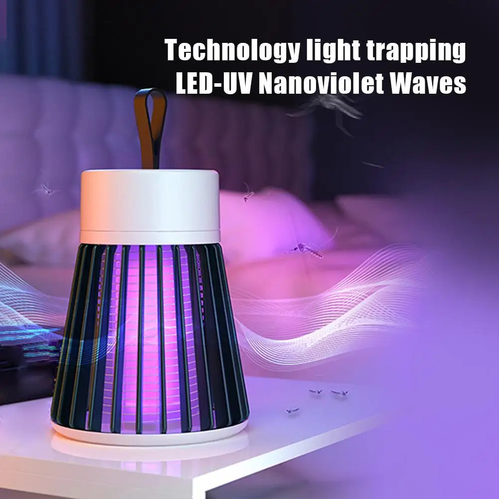 Lampe anti-moustiques à choc électrique, lumière UV USB, piège anti-moustiques pour chambre à coucher, Camping en plein air, tue les mites, les guêpes et les moucherons